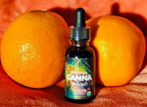 high concentration cbd oil oranges fruit display
