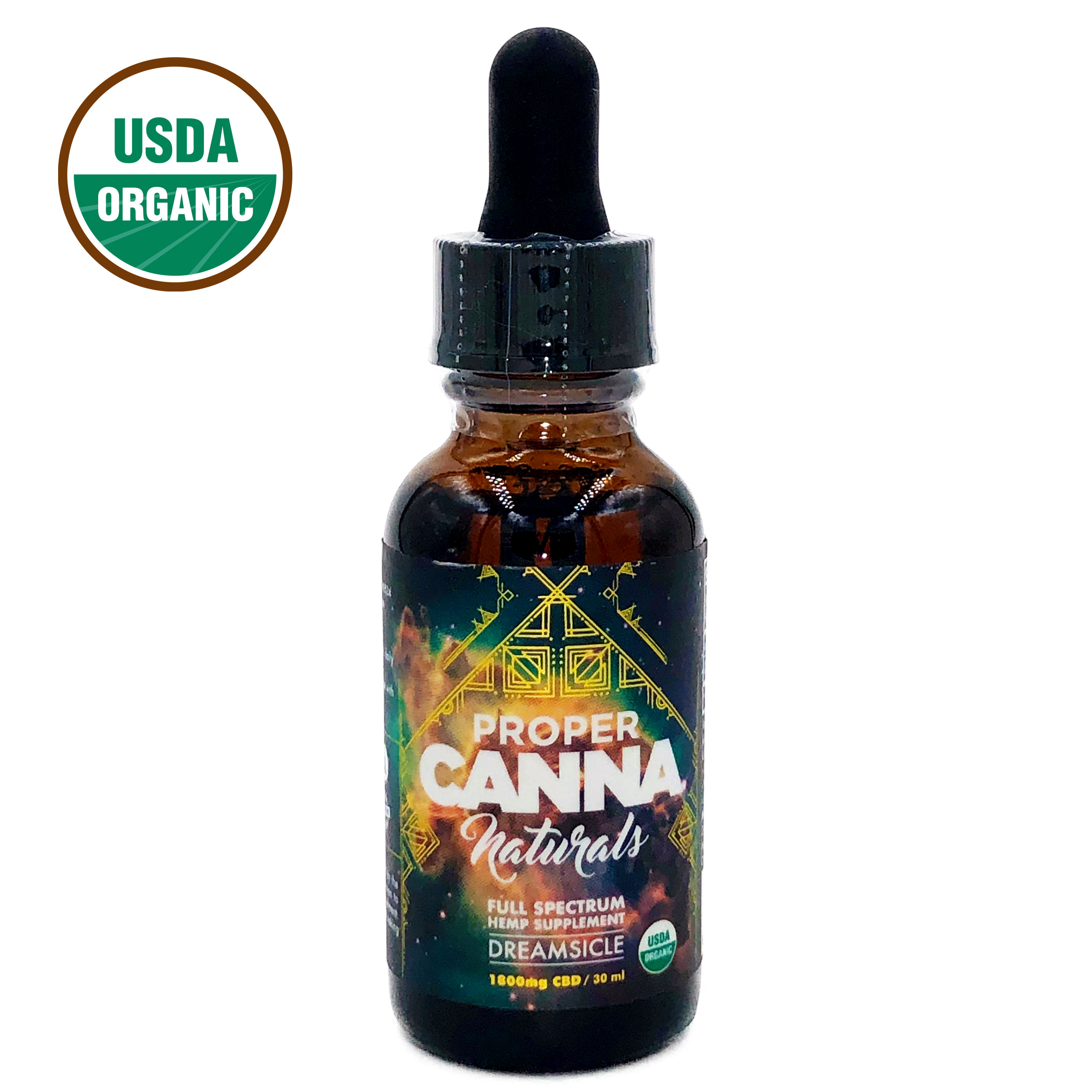 Dreamsicle 1800 mg Full-Spectrum High Concentration Vanilla / Orange Flavor