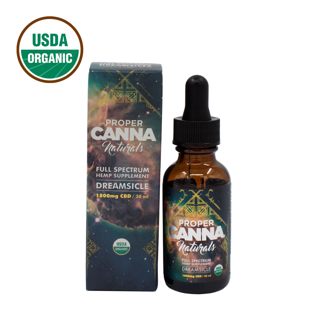 Dreamsicle 1800 mg Full-Spectrum High Concentration Vanilla / Orange Flavor