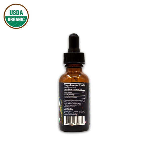 high concentration cbd oil side label supplement facts
