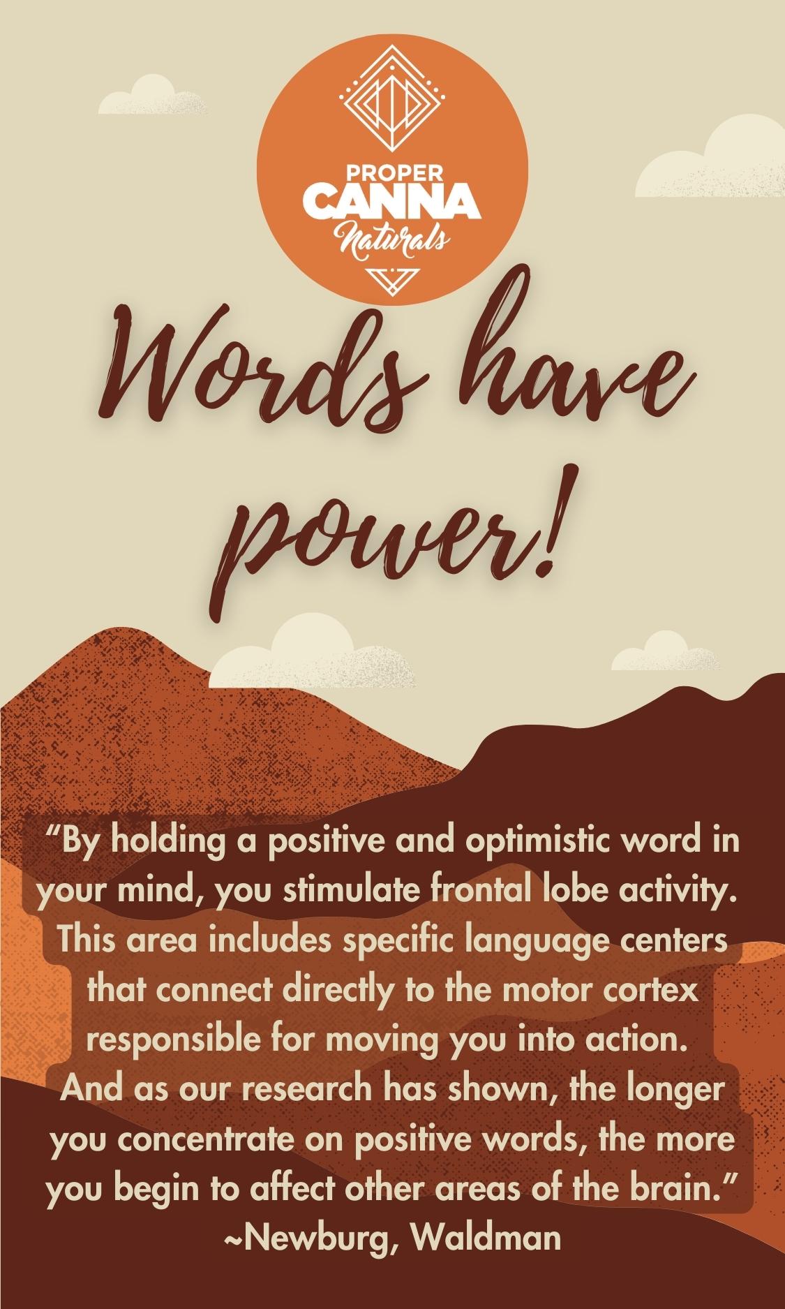 Your words have power1