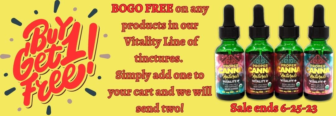 BOGO Vitality Line web banner (1080 × 375 px)