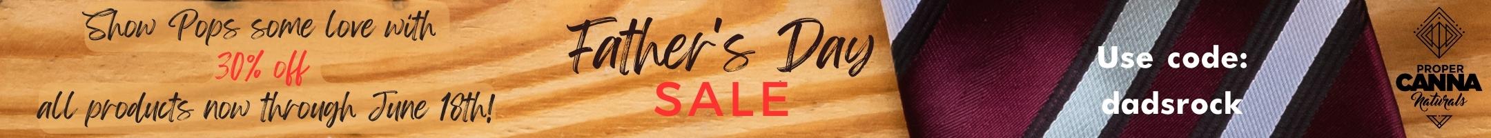 Fathers Day promo banner