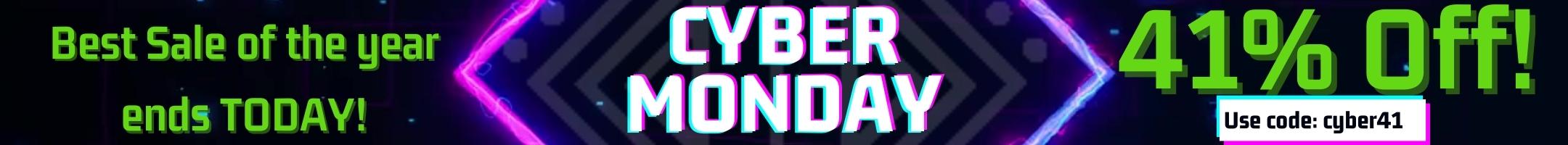 Cyber Monday Banner (2160 x 200 px)